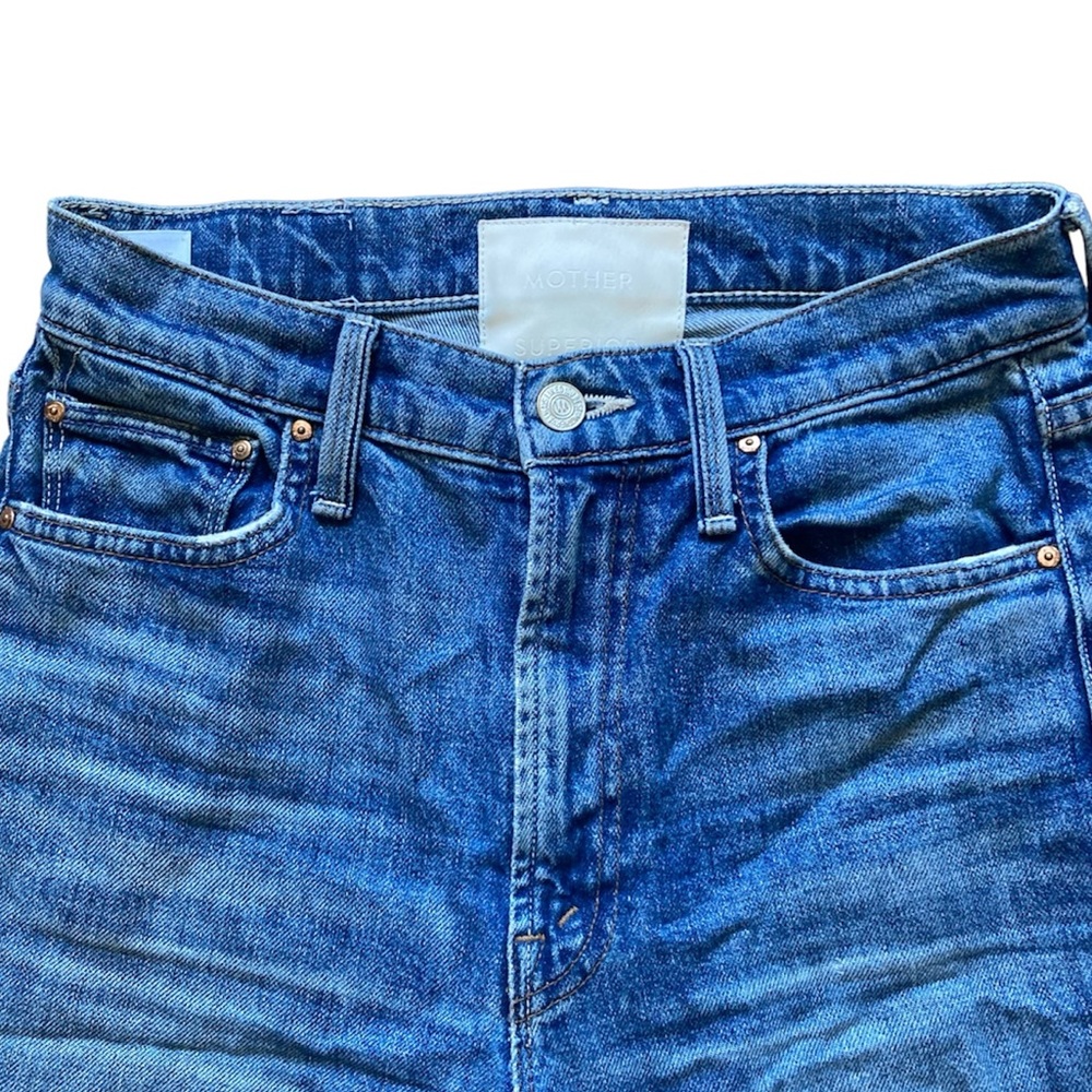 Mother Superior High Waisted Rider Ankle Jean in Running With Scissors - Picture 5 of 11